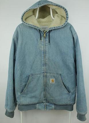 Куртка carhartt wip active denim jacket