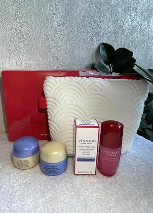 Оригінальний набор догляду за шкірою обличчя shiseido vital perfection