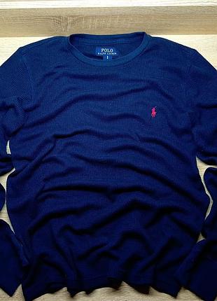 Вязаный лонгслив polo ralph lauren