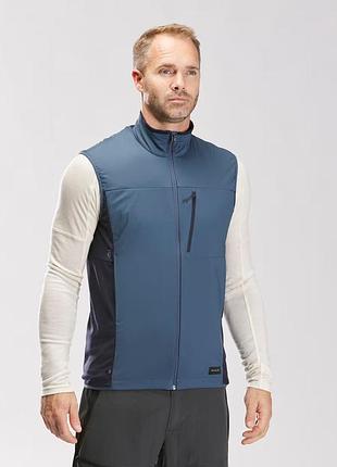Жилет ветрозащитный для горных походов мужской forclaz mt500 wind vest men's