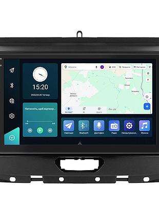 Штатная магнитола lesko совместима с ford ranger iii рестайлинг 2015-2019г 9" 6/128gb 4g wi-fi gps top