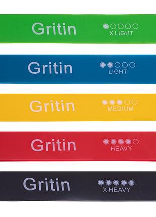 Резинки для фитнеса набор loop bands gritin sp-sport fi-3106, размер (eu) - 1size