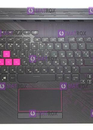 Передняя панель к ноутбуку asus rog strix g15 g512lw, g531gt, gl531gu, g532, gl532 черный