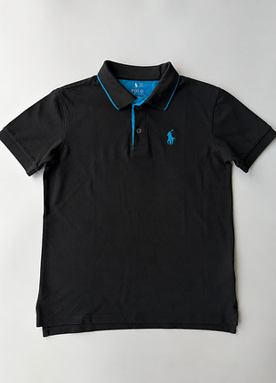 Чорне поло ralph lauren