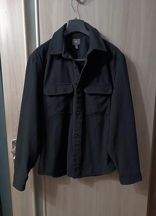 Теплая рубашка флисовая сорочка h&amp;m