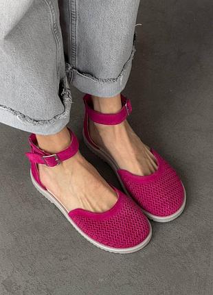 Босоножки barefoot
цвет: розовый | фуксия, натуральная замша с перфорацией