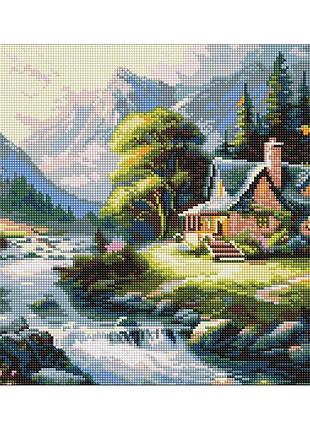 Алмазная мозаика "домик в горах" ©art_selena_ua amo20002, 40х50 см