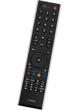 Пульт ct-90344 для телевізорів toshiba regza серій rv733, rv743, mv732 та xv733
