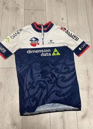 Чоловіча велоджерсі cuore dimension data вело футболка розмір 2xl