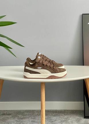 👟 кросівки puma park lifestyle brown  / наложка bs👟