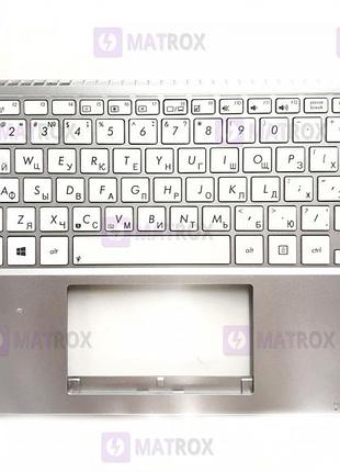 Передняя панель к ноутбуку asus x201, x201e, q200, q200e, s200, s200e серебристый