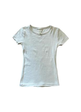 Футболка жіноча h&m, біла, xs