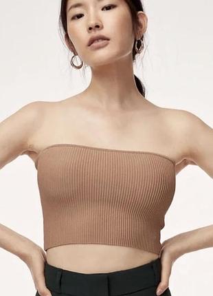 Топ в рубчик від zara