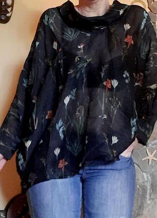 Блуза zephyr lounge wear  шелк+лен 7
