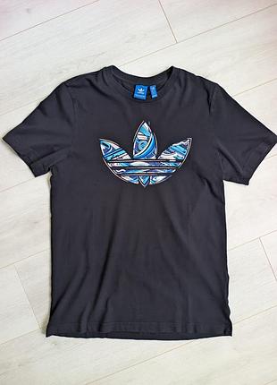 Футболка adidas originals ruban trefoil tee m