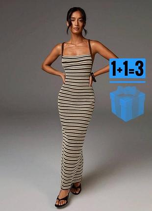 🥰обтисла довга сукня в геометричний принт shein l