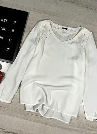 Сорочка з ажурною вставкою massimo dutti