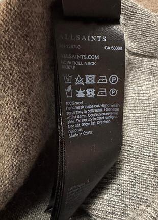 Шерстяной гольф allsaints. 8