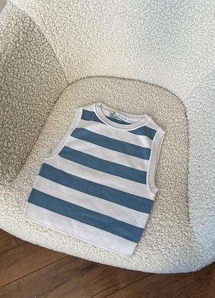 Топ zara в смужку