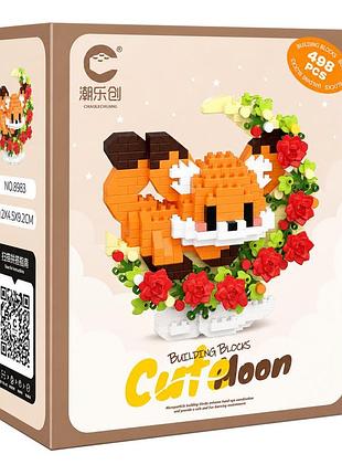 Детский конструктор лисичка 8983 серии "cute moon", 498 деталей