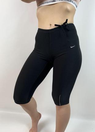 Оригинальные рефлективные капри бриджи велосипедки nike dri fit