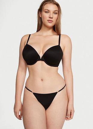 Черный комплект victoria’s secret оригинал very sexy love cloud push-up plunge bra