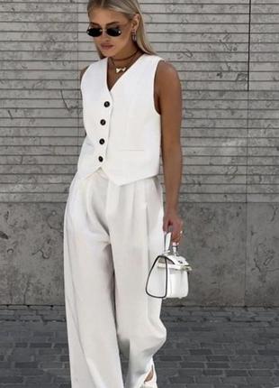 Zara жилет вільного крою