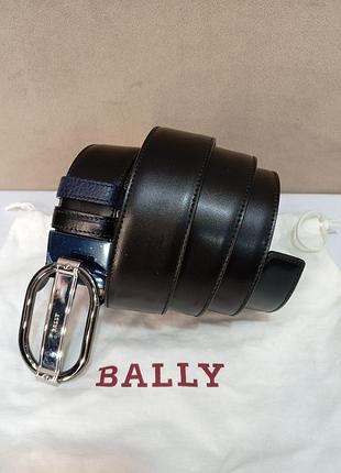Мужской кожаный пояс ремень bally 90-95-100-105-110