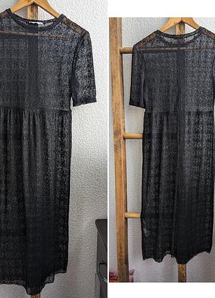 Платье сеточка zara s