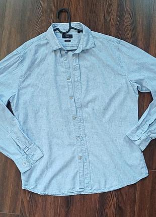 Мужская рубашка slim fit cinque