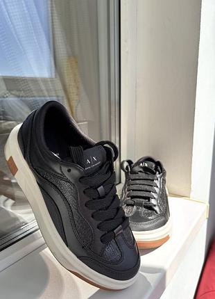 Чоловічі кросівки armani exchange моделі xux193-xv792-k001 чорного