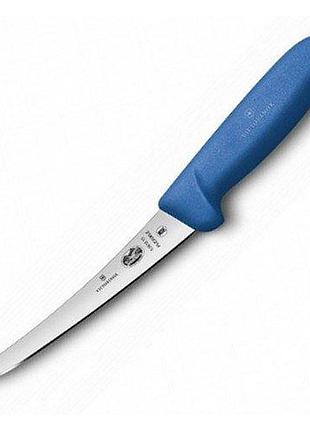 Ніж для обробки м'яса victorinox fibrox boning flexible 284 мм, модель vx56612.15, синій
