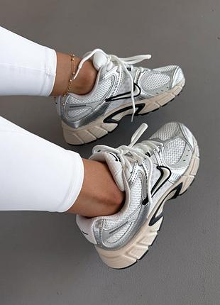 Nike v5 run silver/black жіночі кросівки