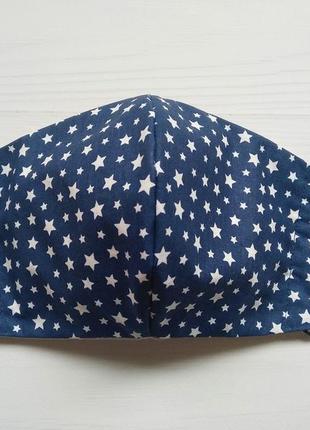 Маска синяя с звездочками