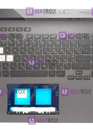 Передняя панель к ноутбуку asus rog strix g713qy, g713qm, g713qr серая