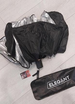Шторка-парасолька солнцезащитная на лобовое стекло elegant 140 × 78 см