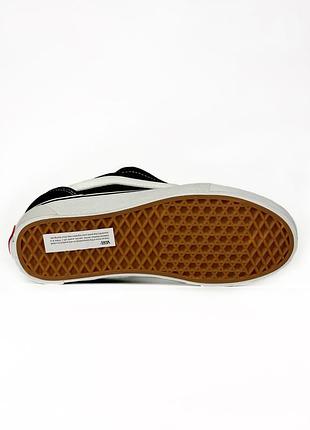 Vans knu skool black white 3