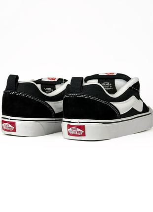 Vans knu skool black white 6