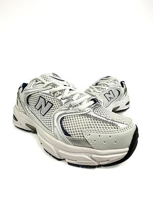 New balance 530 silver white navy