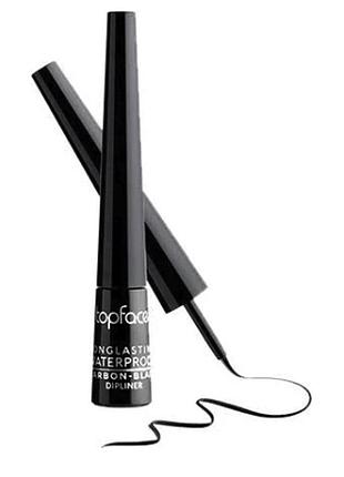 Підводка topface dipliner carbon black shine - pt406