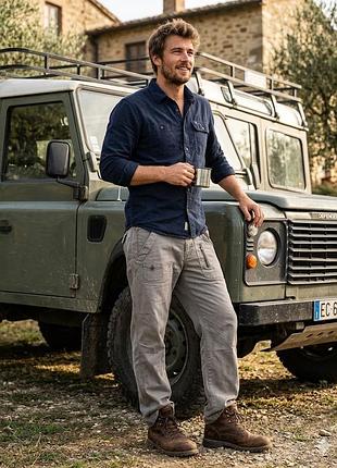 Брюки " вареные " карго мужские, бренда
 " colin's ", size 32-34, 100% коттон.