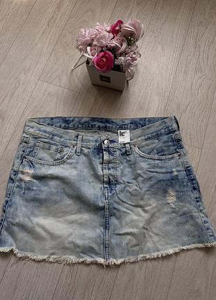 Джинсова спідниця h&m
