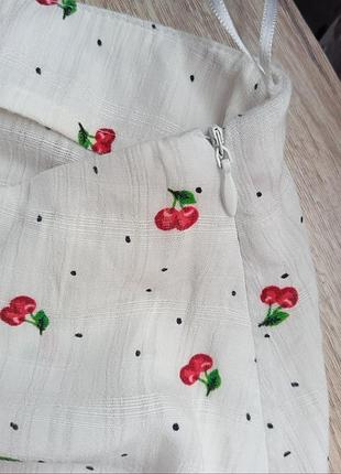 Юбка в вишене primark 5