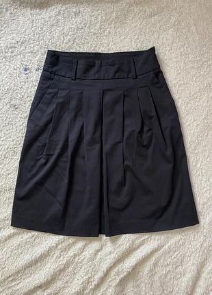 Zara basic юбка в складку р xs