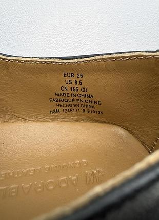 Балетки h&m premium, 25 розмір 4