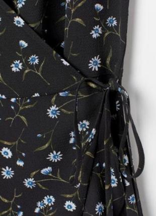 Платье сарафан на запах в цветочный принт divided от h&m💗4 фото
