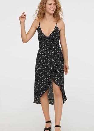 Сукня сарафан на запах у квітковий принт divided від h&m💗