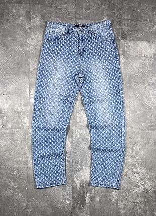 Джинси jaded london джейдед широкі рвані дистрес чоловічі baggy y2k джинсы рваные широкие streetwear оверсайз w32 l32 ідеальний стан