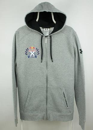 Плотное теплое худи under armour storm fit x red bull row full zip hoodies