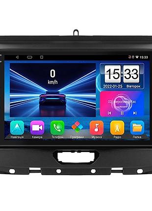 Штатная магнитола lesko совместима с ford ranger iii рестайлинг 2015-2019г 9" 1/16gb wi-fi gps base